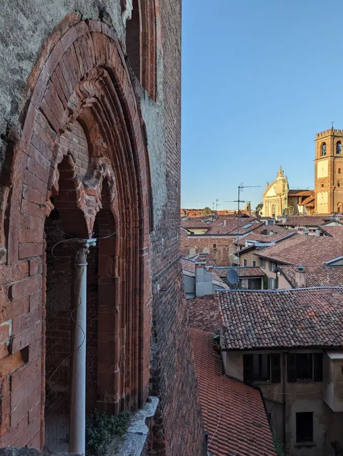 Particolare del Castello Sforzesco di Vigevano